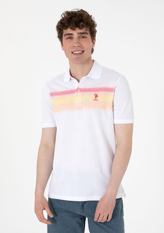 US POLO ASSN Turuncu Erkek Regular T-Shirt