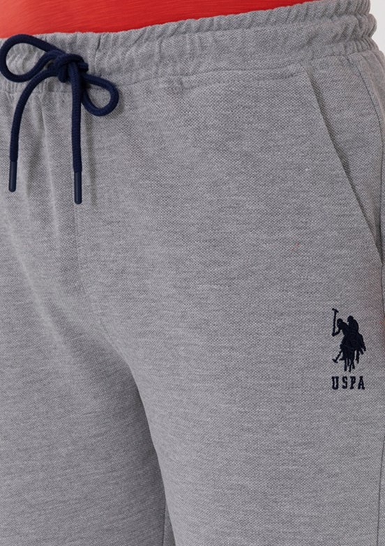 US POLO ASSN Gri Erkek Kapri Şort