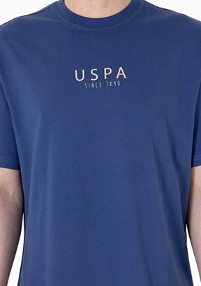US POLO ASSN Lacivert Erkek Bisiklet Yaka T-Shirt