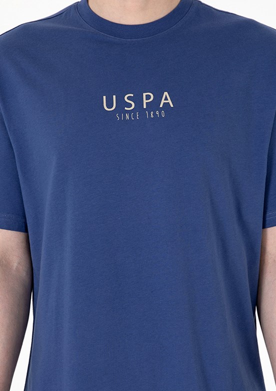 US POLO ASSN Lacivert Erkek Bisiklet Yaka T-Shirt