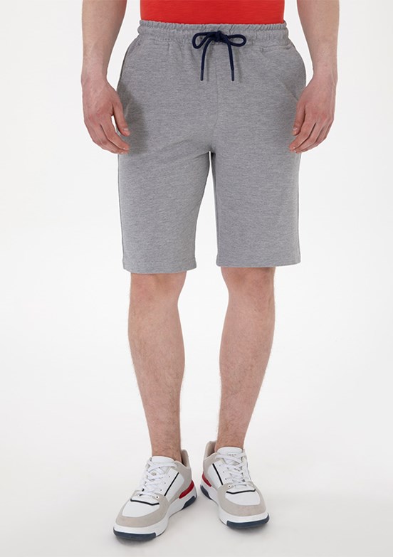 US POLO ASSN Gri Erkek Kapri Şort