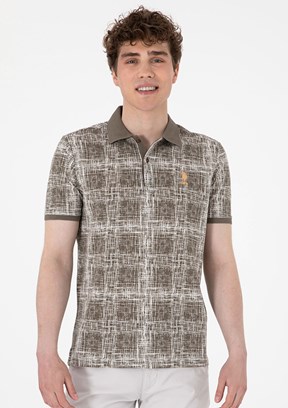 US POLO ASSN Bej Erkek Regular T-Shirt