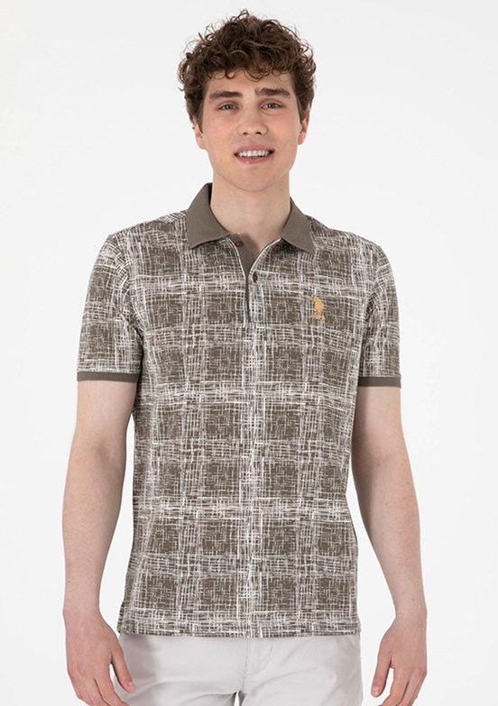US POLO ASSN Bej Erkek Regular T-Shirt