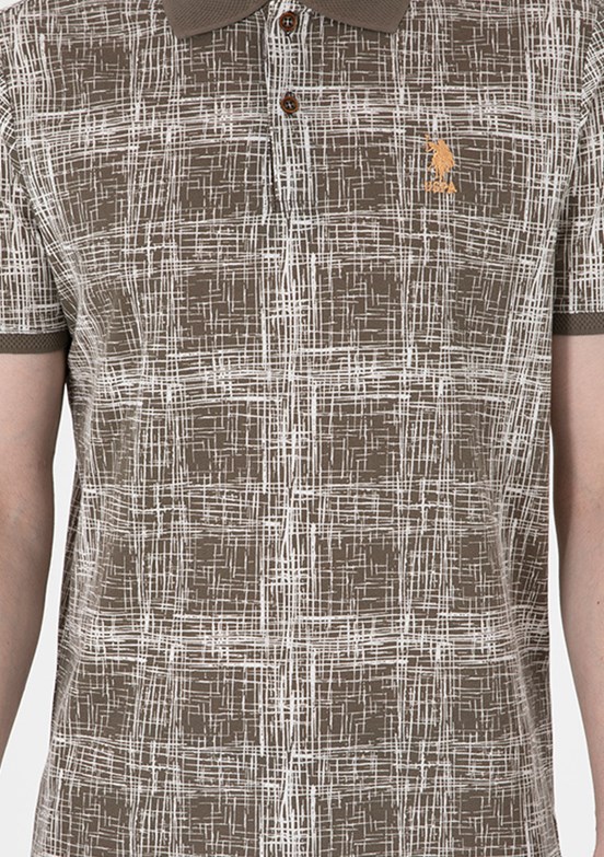 US POLO ASSN Bej Erkek Regular T-Shirt