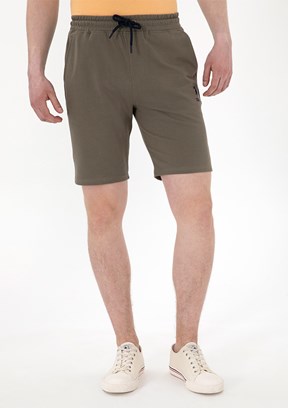 US POLO ASSN Bej Erkek Kapri Şort