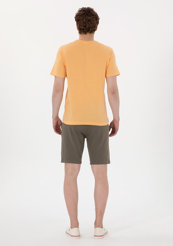 US POLO ASSN Bej Erkek Kapri Şort