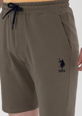 US POLO ASSN Bej Erkek Kapri Şort