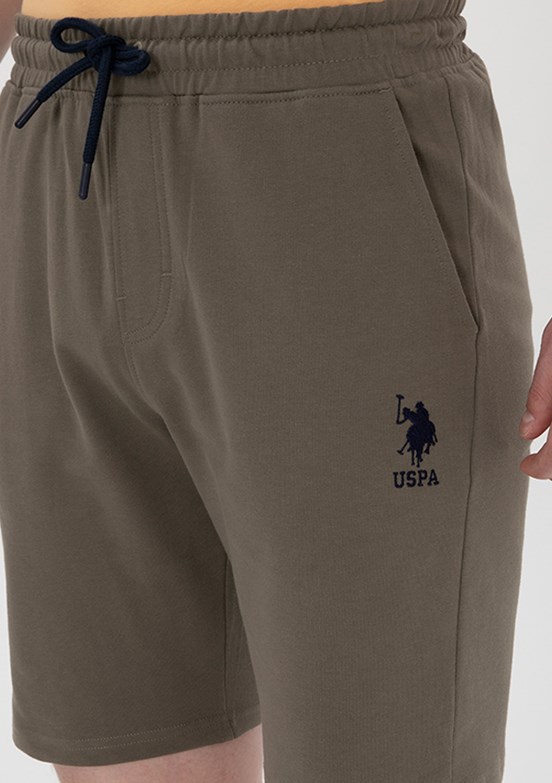 US POLO ASSN Bej Erkek Kapri Şort
