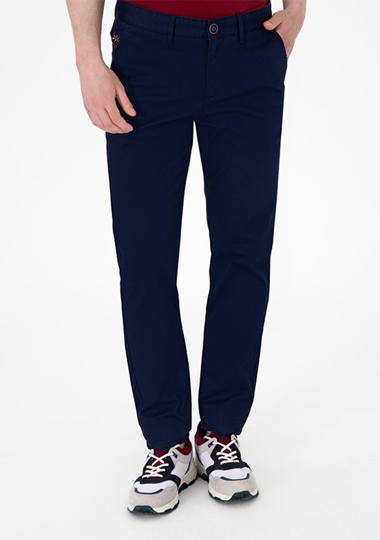 US POLO ASSN Lacivert Erkek Chino Pantolon