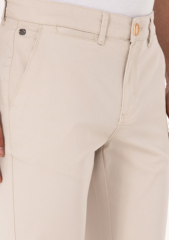 US POLO ASSN Bej Erkek Slim Pantolon