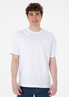 US POLO ASSN Beyaz Erkek Comfort T-Shirt