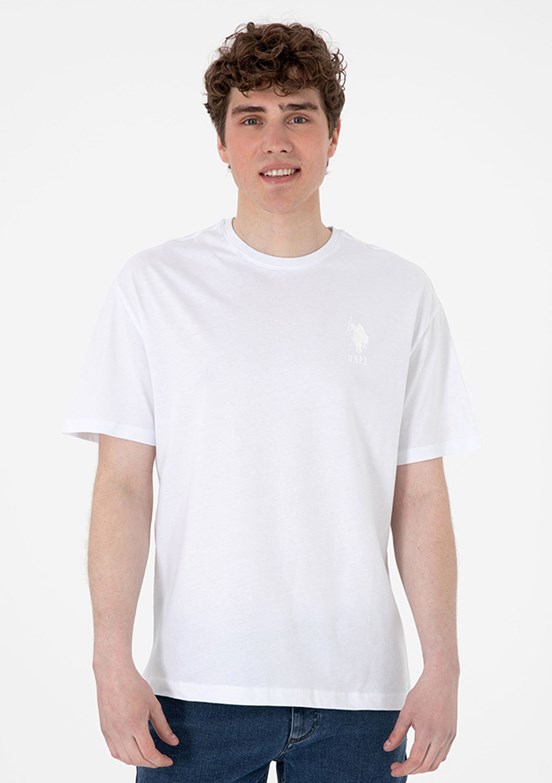 US POLO ASSN Beyaz Erkek Comfort T-Shirt