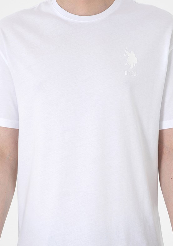 US POLO ASSN Beyaz Erkek Comfort T-Shirt