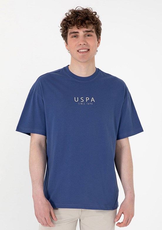 US POLO ASSN Lacivert Erkek Bisiklet Yaka T-Shirt