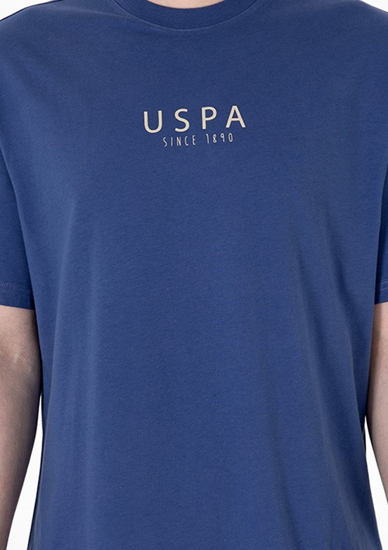 US POLO ASSN Lacivert Erkek Bisiklet Yaka T-Shirt