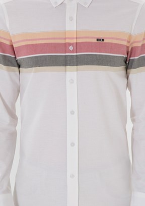 US POLO ASSN Turuncu Erkek Slim Gömlek