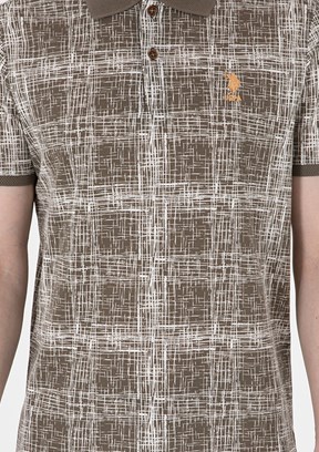 US POLO ASSN Bej Erkek Regular T-Shirt