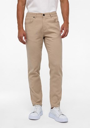 SÜVARİ Bej Erkek Slim Pantolon