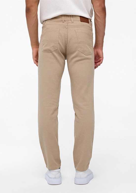 SÜVARİ Bej Erkek Slim Pantolon