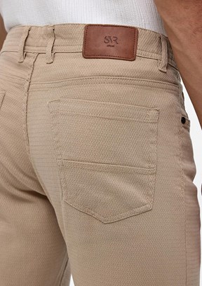 SÜVARİ Bej Erkek Slim Pantolon