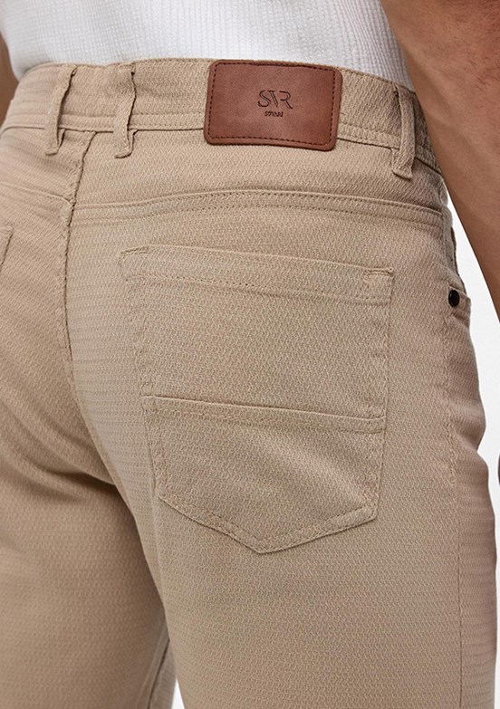 SÜVARİ Bej Erkek Slim Pantolon