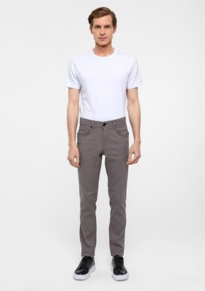 SÜVARİ Gri Erkek Slim Pantolon