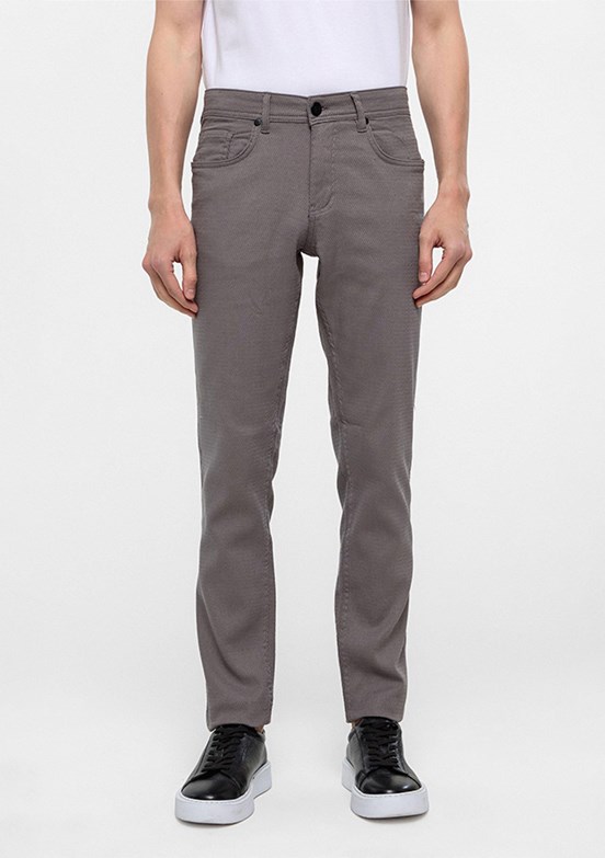 SÜVARİ Gri Erkek Slim Pantolon