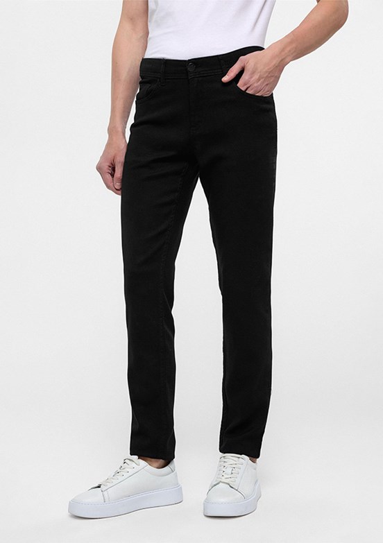 SÜVARİ Siyah Erkek Slim Pantolon