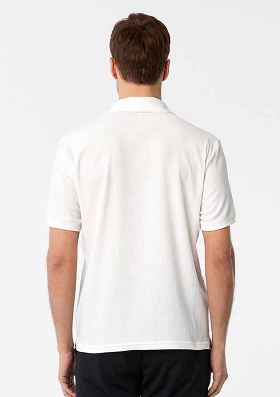 SÜVARİ Beyaz Erkek Polo Yaka T-Shirt