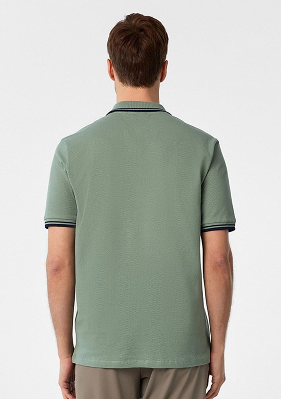 SÜVARİ Yeşil Erkek Polo Yaka T-Shirt