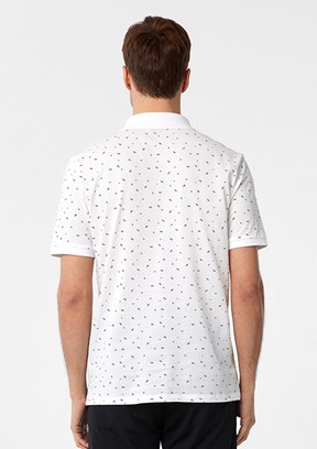 SÜVARİ Beyaz Erkek Polo Yaka T-Shirt