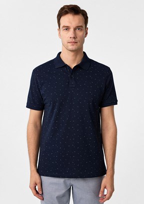 SÜVARİ Lacivert Erkek Polo Yaka T-Shirt