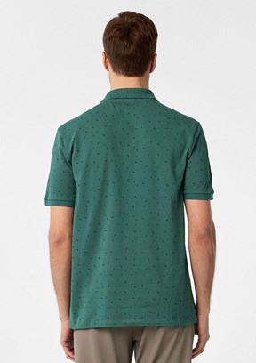 SÜVARİ Yeşil Erkek Polo Yaka T-Shirt