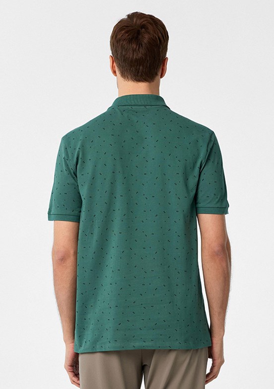 SÜVARİ Yeşil Erkek Polo Yaka T-Shirt