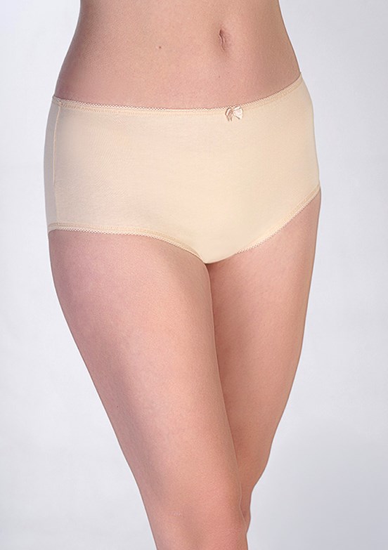 NEW BRA - 3650030000 Kadın Ten Bato Penye 3'Lü Külot