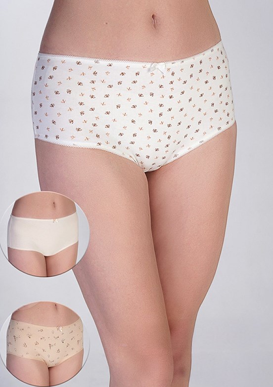 NEW BRA - 3650030000 Kadın Çok Renkli 3'Lü Külot