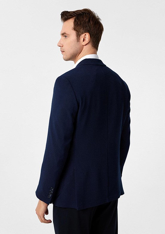 SÜVARİ Lacivert Erkek Slim Ceket