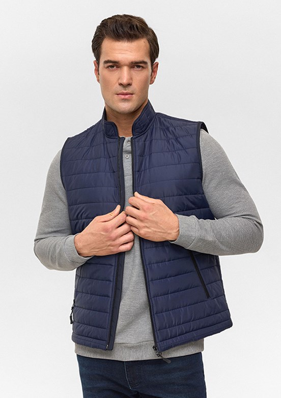 SÜVARİ - MN2008700435 Erkek Lacivert Slim Yelek