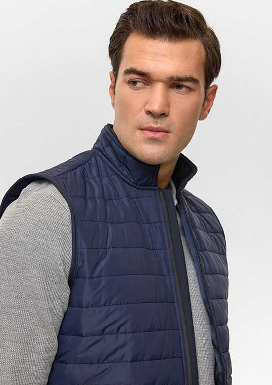 SÜVARİ - MN2008700435 Erkek Lacivert Slim Yelek