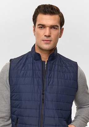 SÜVARİ - MN2008700435 Erkek Lacivert Slim Yelek