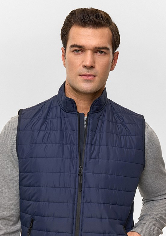 SÜVARİ - MN2008700435 Erkek Lacivert Slim Yelek