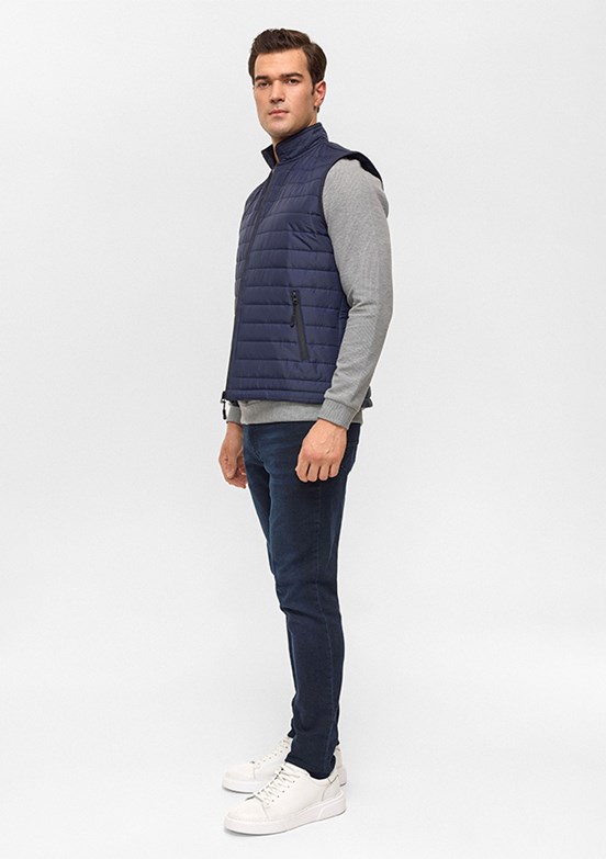SÜVARİ - MN2008700435 Erkek Lacivert Slim Yelek