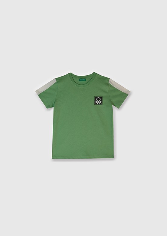BENETTON Yeşil Erkek Çocuk Basic T-Shirt