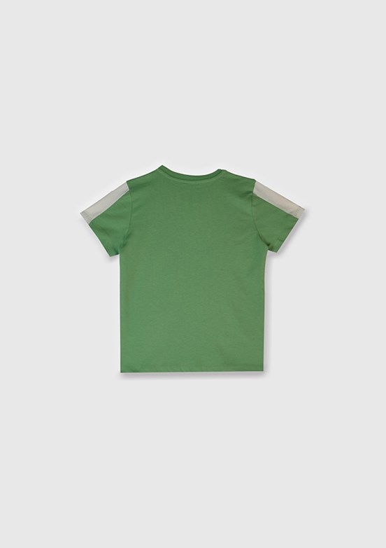 BENETTON Yeşil Erkek Çocuk Basic T-Shirt