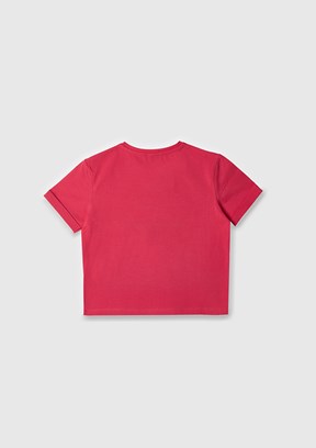 BENETTON Pembe Kız Çocuk Basic T-Shirt