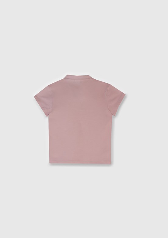 BENETTON Pembe Kız Çocuk Basic T-Shirt