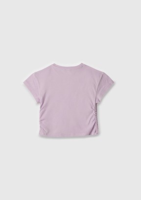BENETTON Mor Kız Çocuk Basic T-Shirt