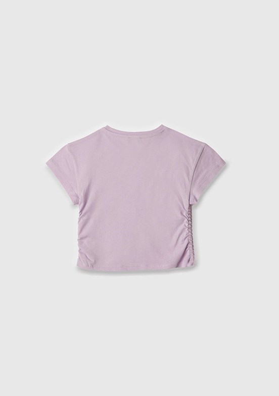 BENETTON Mor Kız Çocuk Basic T-Shirt