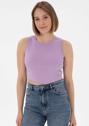 US POLO ASSN Mor Kadın Basic T-Shirt