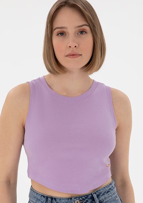 US POLO ASSN Mor Kadın Basic T-Shirt